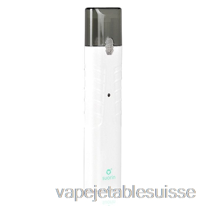 Vape Suisse Suorin Ishare Kit De Pod Portable Unique Unité Unique - Blanc